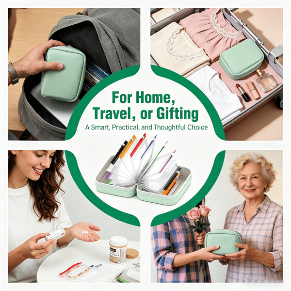 DOSEPACK – Travel Pill Organizer Bag Set for Easy Packing