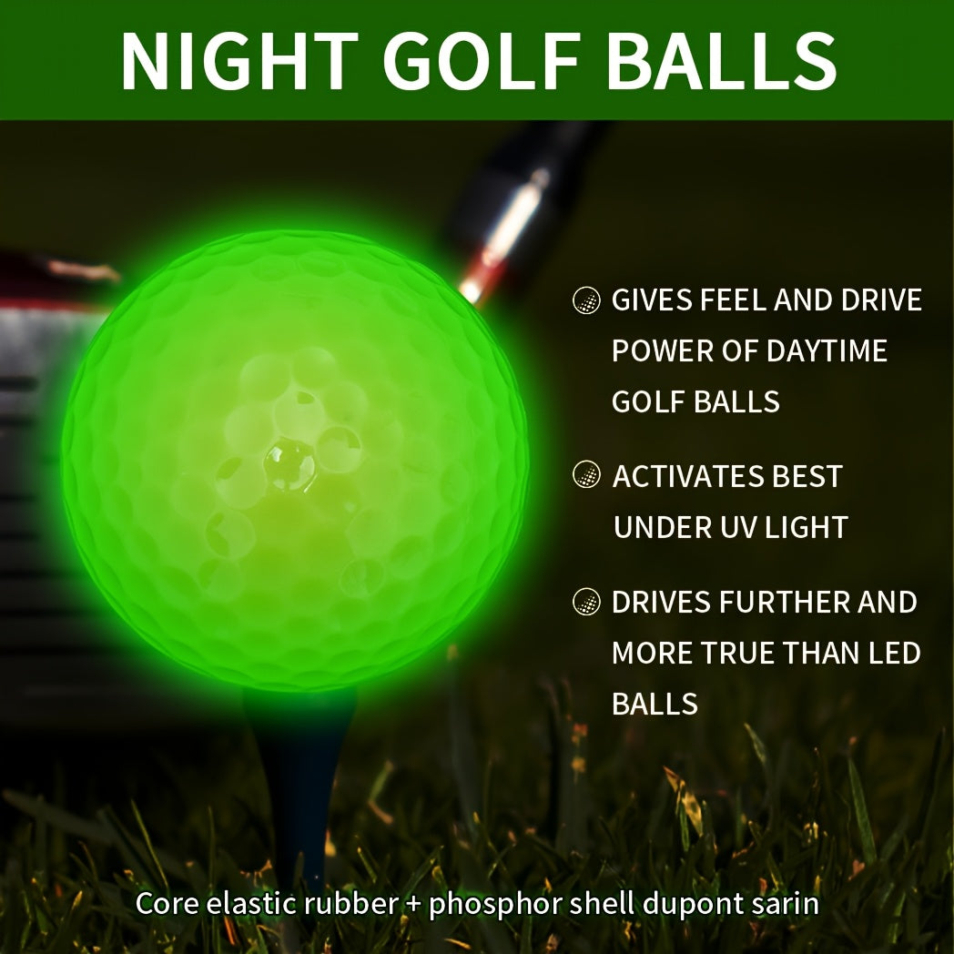 GLOWDRIVE – Fluorescent Night Golf Balls