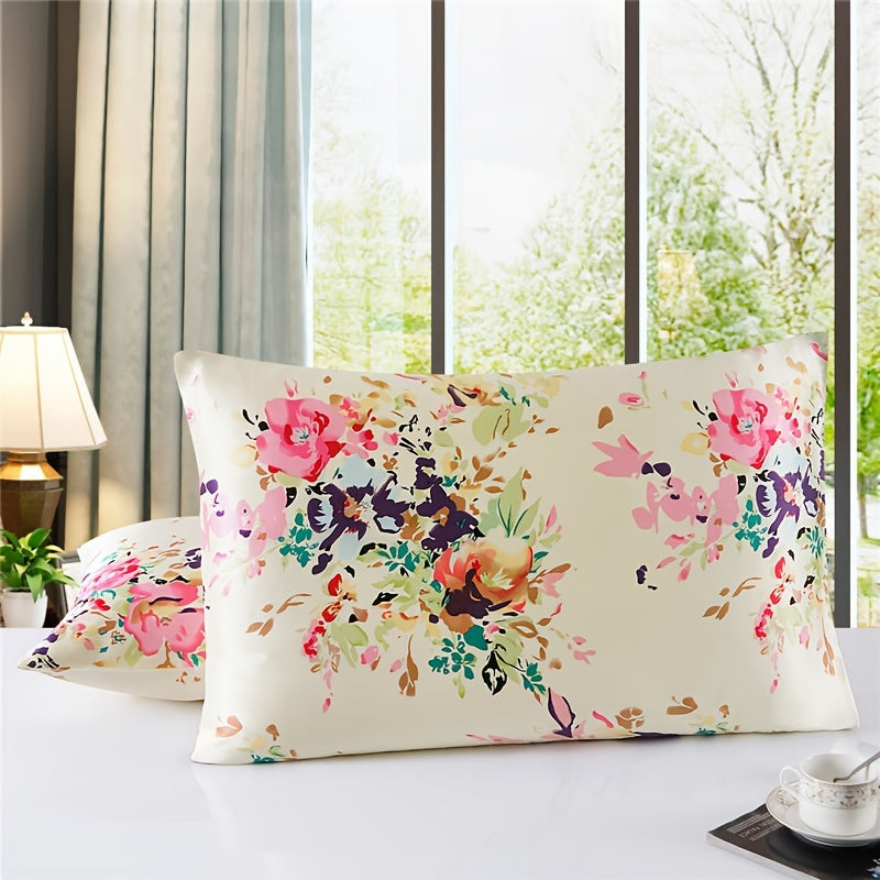 SILKORA – Patterned Zipper Pillowcase for Smooth Sleep