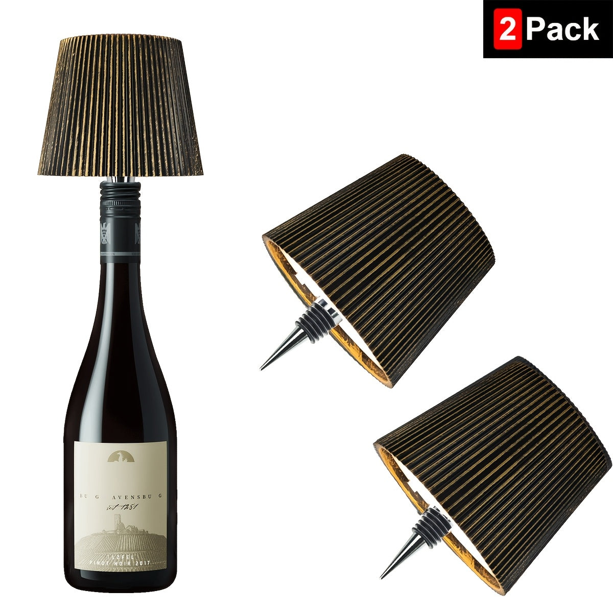 BOTTLEGLOW – Rechargeable Bottle Table Lamp