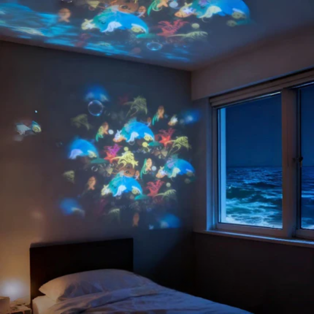 LUMIVORTEX – Drehender LED-Projektor für eine eindrucksvolle Raumstimmung