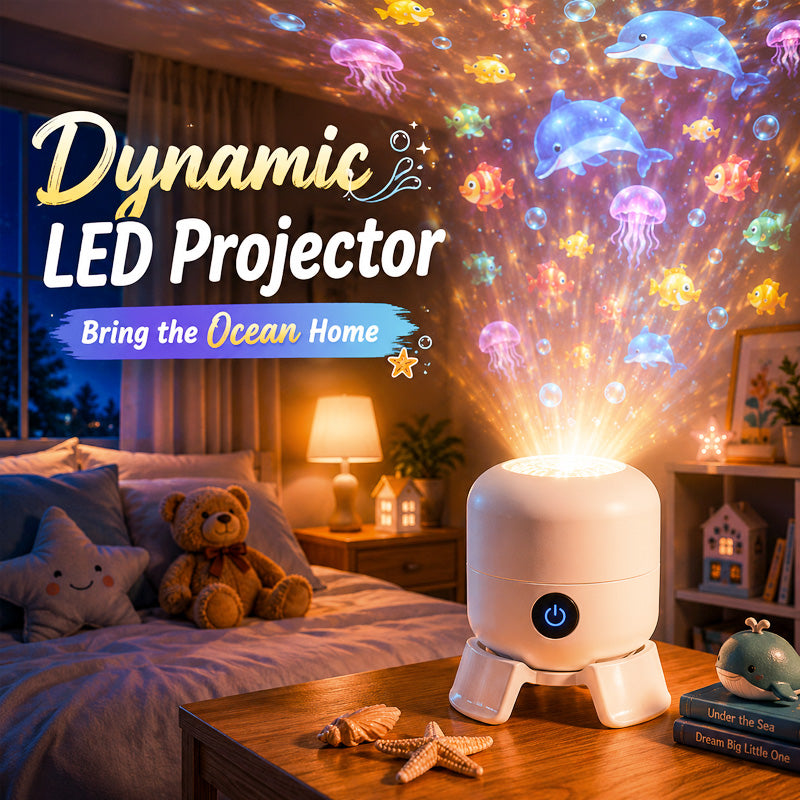 LUMIVORTEX – Drehender LED-Projektor für eine eindrucksvolle Raumstimmung