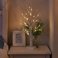 BIRCHVELORA – Illuminated Branch Lamp for Elegant Bedside Styling