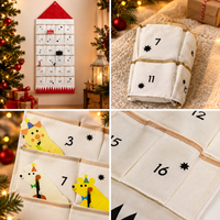 HOLLYHIDE – Ημερολόγιο Advent με 24 θήκες-έκπληξη για γιορτινή χαρά