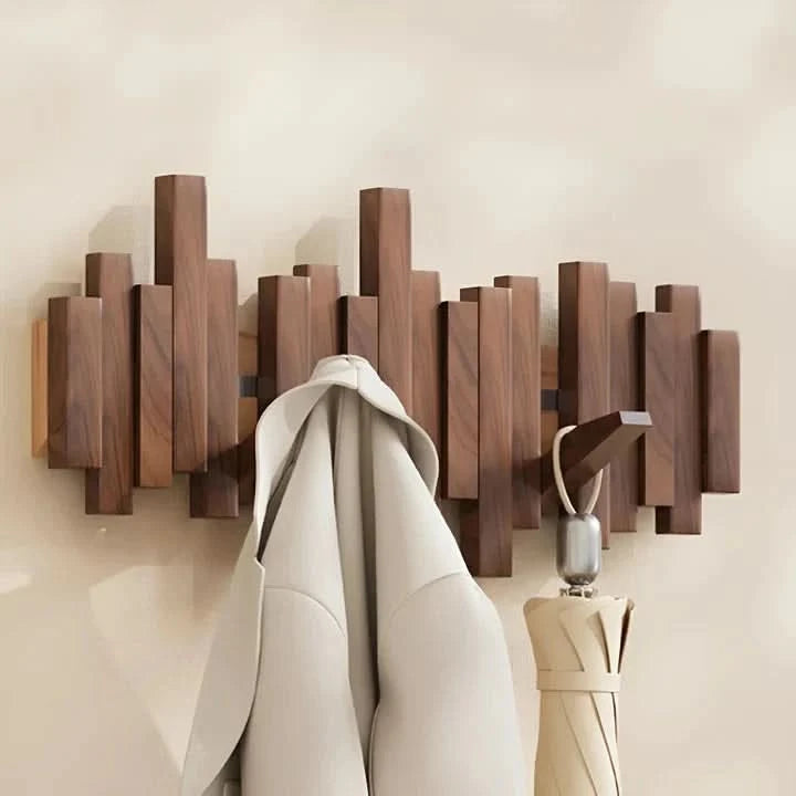 PIANOVEX – Klavier-inspirierte Wandgarderobe mit klappbaren Haken