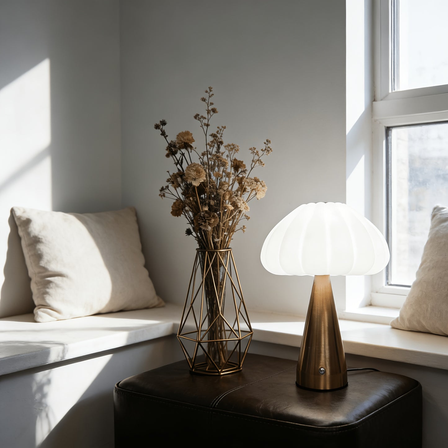 UMBRALUX – Umbrella Table Lamp for Elegant Night Lighting