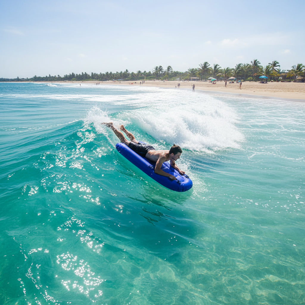 WAVERIDER – Inflatable Surfboard Float for Pool and Beach Fun