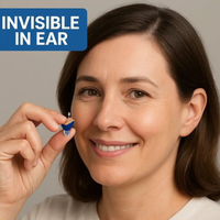 AURACLAR – Rechargeable Invisible Hearing Aid Earbuds Set