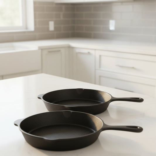 FIREFLIP – Non Coated Frying Pan Set for Even Heat Cooking