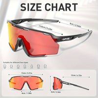 VISIONTREK – UV400 Sports Cycling Sunglasses