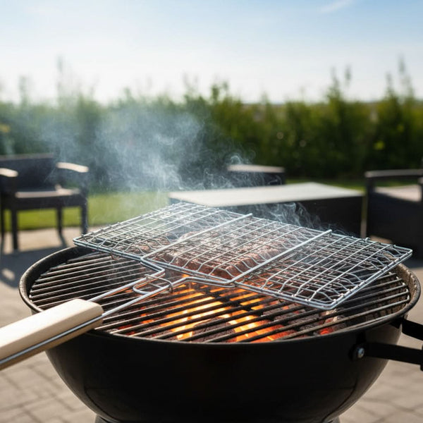 SMOKELIVA – Robuster BBQ-Korb für einfaches Grillen im Freien