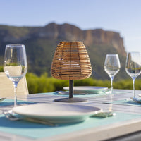 PATIOLIGHT – Indoor Outdoor LED Table Lamp for Warm Relaxing Ambience