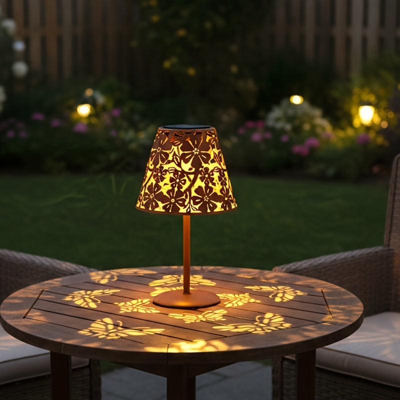 TERRAFLOW – Solar Flower Lantern for Cozy Patio and Terrace Decor