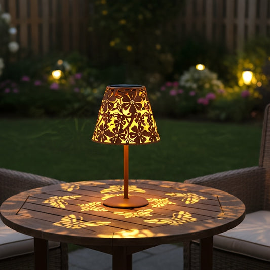 TERRAFLOW – Solar Flower Lantern for Cozy Patio and Terrace Decor