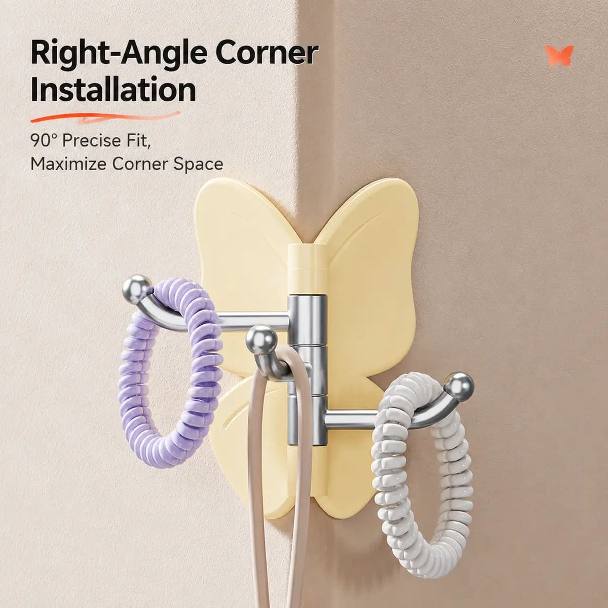 BUTTERSWAY – Swivel Butterfly Hook for Easy No-Drill Hanging