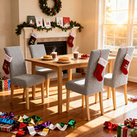 FROSTFIT - Modern stretch polar fleece chair covers for soft, protective seating upgrade
