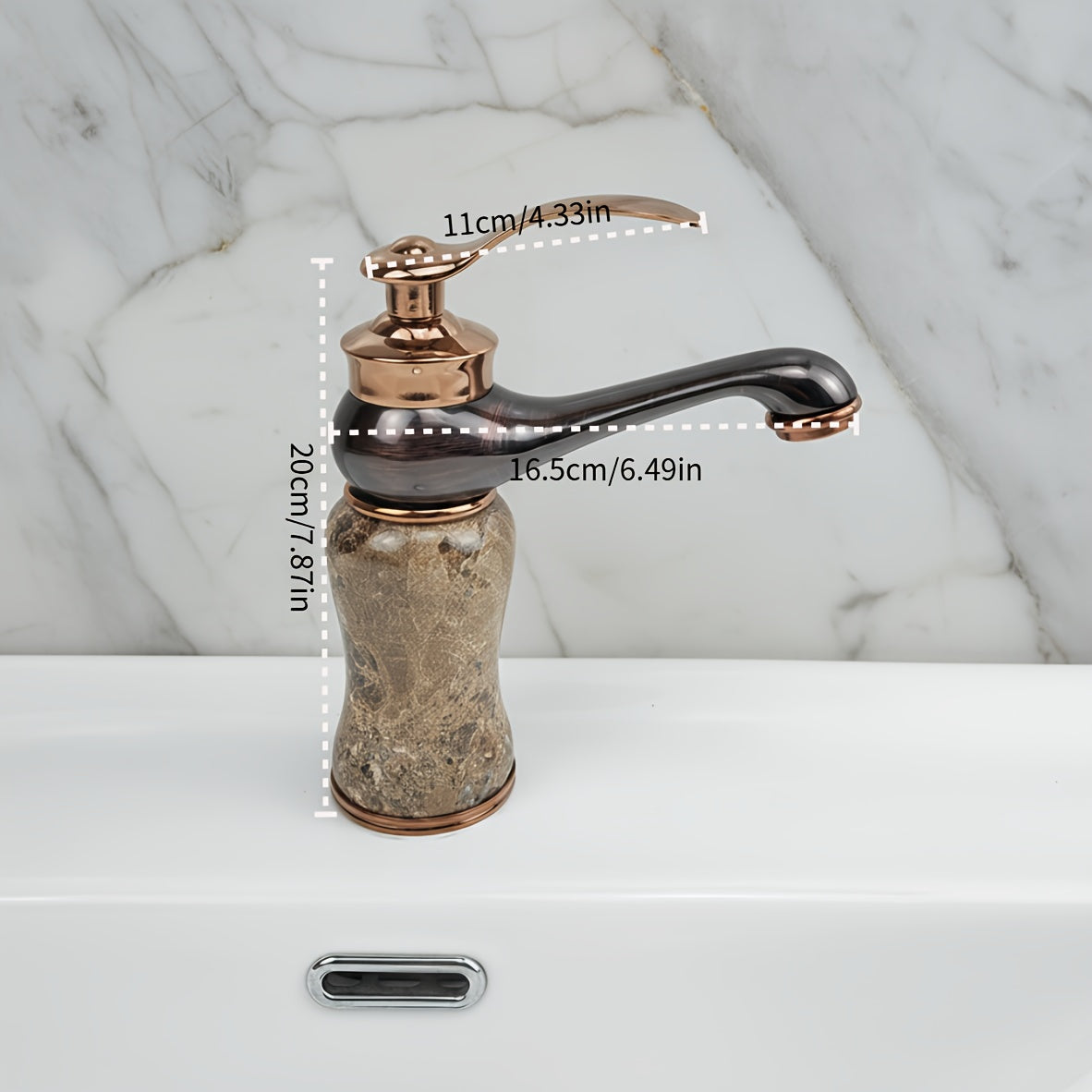 MARBELLUX - European Marble-Style Basin Faucet