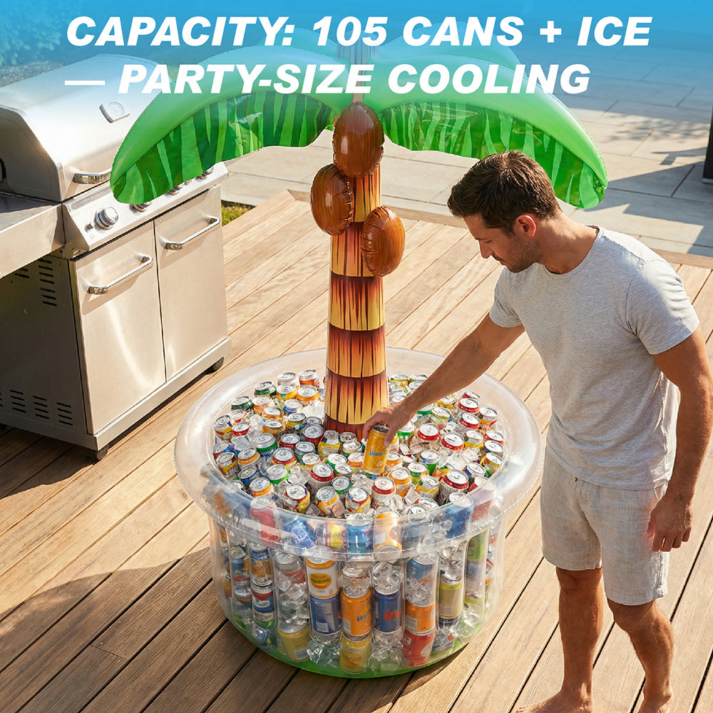 Palmora - Inflatable Coconut Tree Ice Bucket Cooler