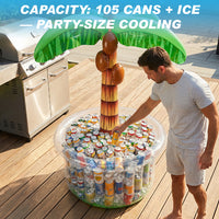 Palmora - Inflatable Coconut Tree Ice Bucket Cooler