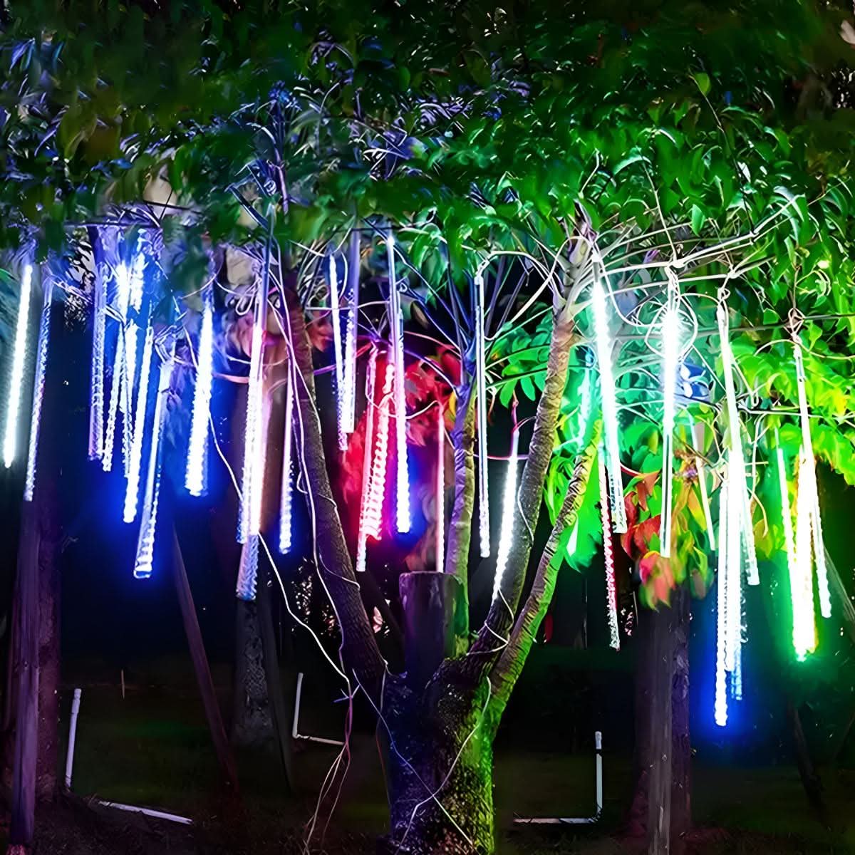 COMETRAIN – Meteor Shower Tree String Lights for Cascading Illumination