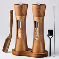 GRINDBELLE – Salz- und Pfeffermühle mit Sichtfenster für elegante Mahlzeiten