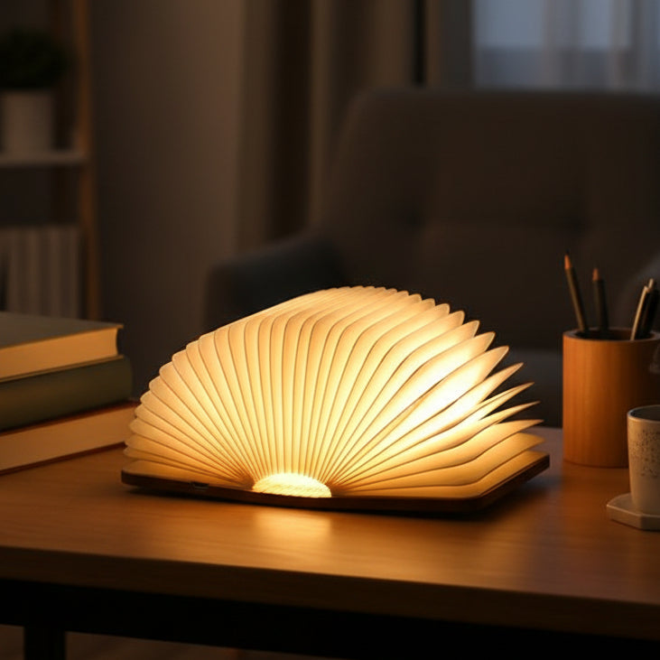 CEDRALUX – Foldable Paper Night Lamp for Cozy Ambient Lighting