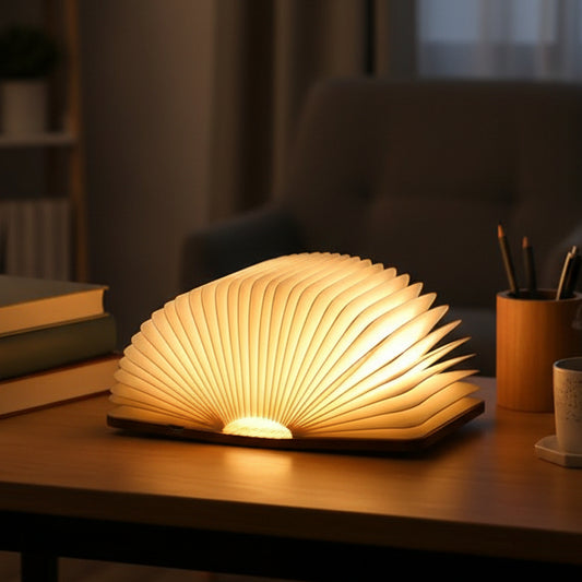 CEDRALUX – Foldable Paper Night Lamp for Cozy Ambient Lighting