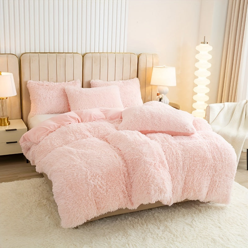 HUECOMFY – Multicolor Cozy Bedroom Duvet Cover Set