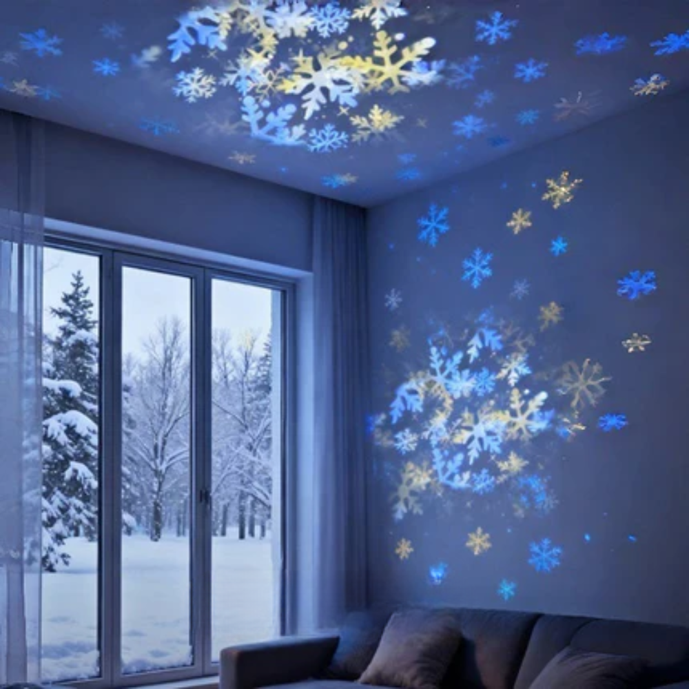 LUMIVORTEX – Drehender LED-Projektor für eine eindrucksvolle Raumstimmung