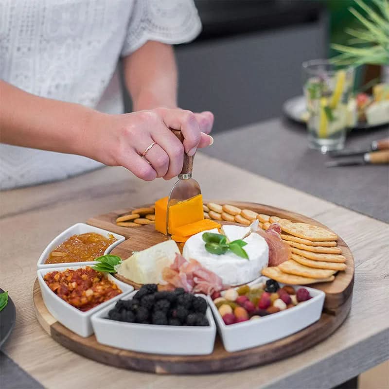 SERVELLE – Cheese Board & Knife Set for Effortless Hosting