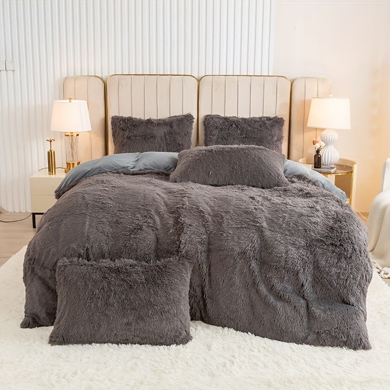 HUECOMFY – Multicolor Cozy Bedroom Duvet Cover Set