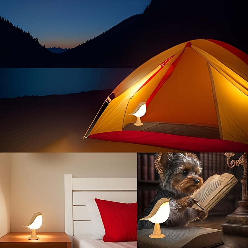 CHIRPLUME – Minimalist Bird Lamp for Cozy Holiday Home Decoration
