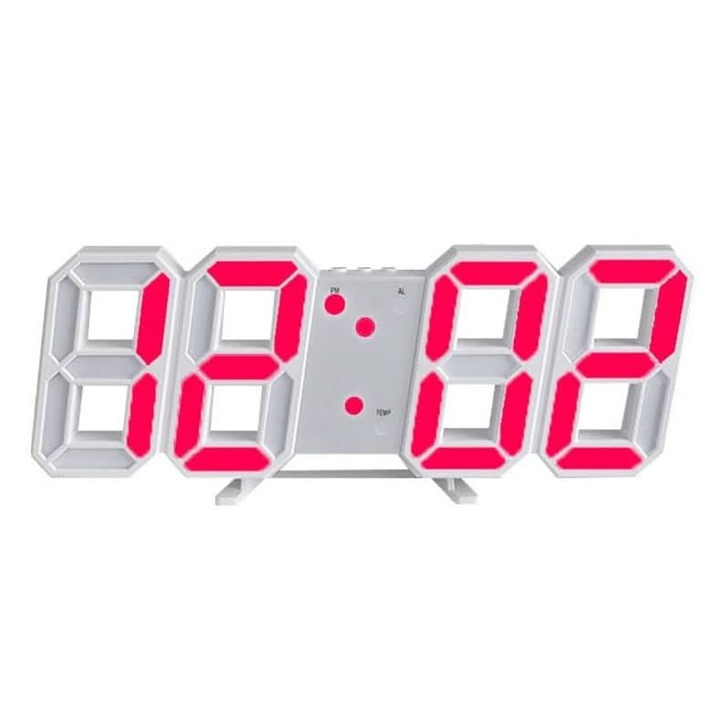 DIGILORA – Orologio da parete LED 3D per un'atmosfera d'interni audace