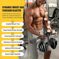 GRIPCORE - Iron wrist and forearm strengthener for grip training and muscle development
