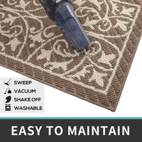 FLOORGUARD - Low profile non-slip indoor entryway mat for clean and safe floors