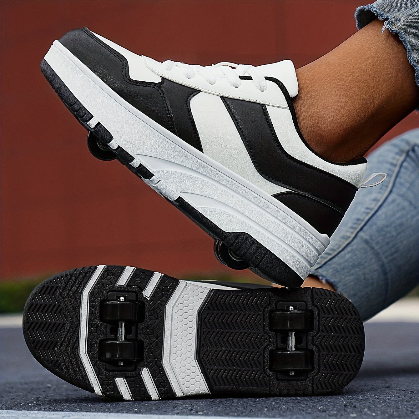 SKATEVIBE – Patchwork Outdoor Walking Sneakers