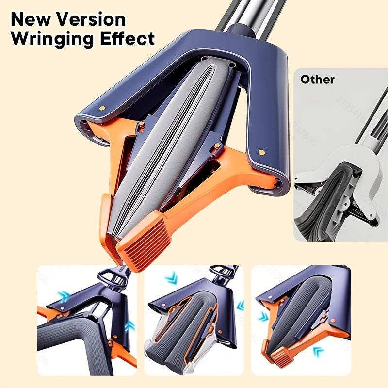 FLOWMOP - High-absorbency sponge squeeze mop for fast and effortless floor cleaning
