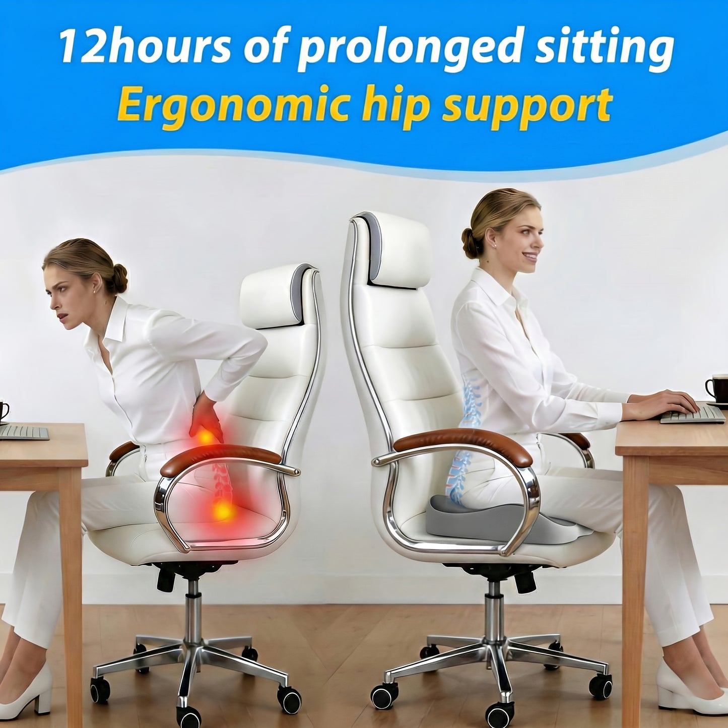 SEATLUX – Comfort Support Seat Cushion