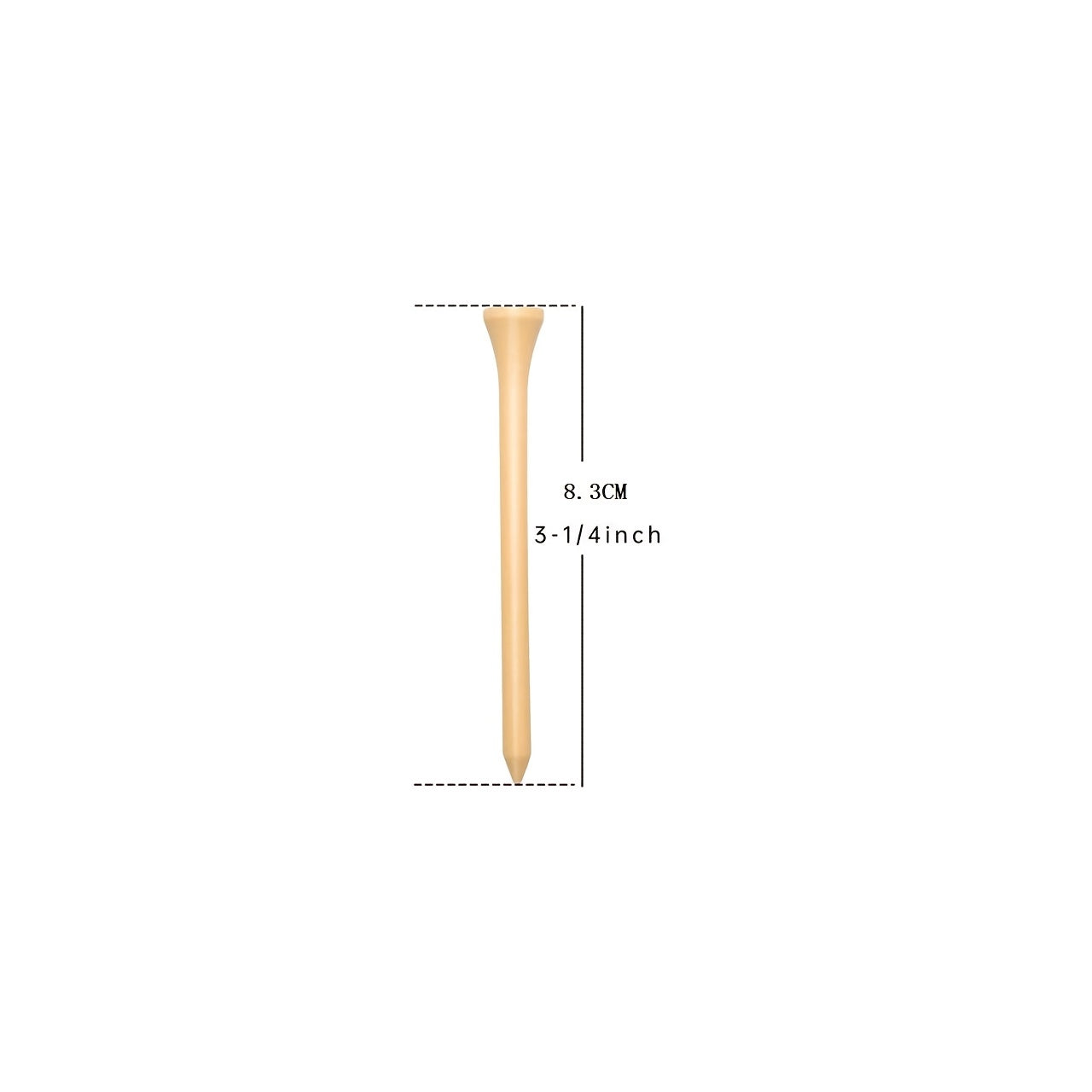 Teevora - Premium Wooden Golf Tees 100-Pack