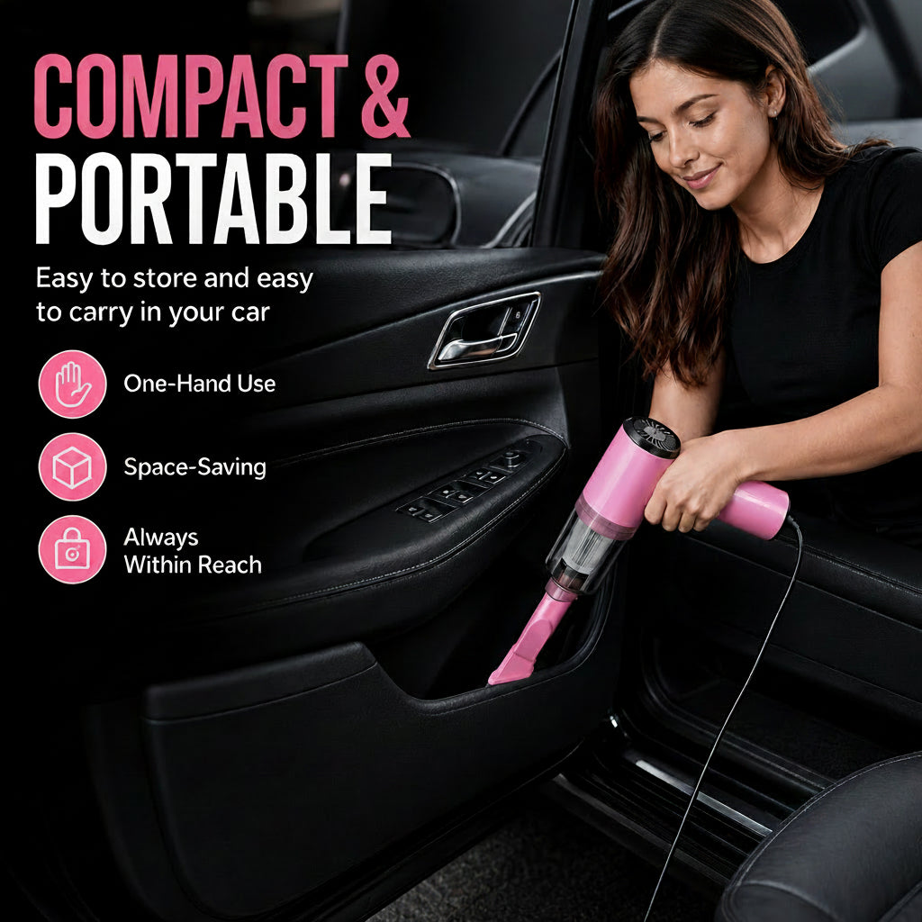 VACUPRO – Handheld 12V Vacuum Cleaner