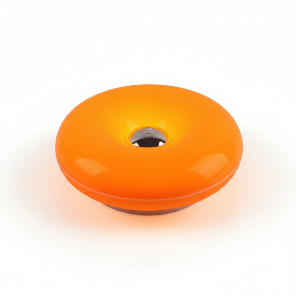 DONULUX – Modern Orange Donut Lamp for Stylish Ambient Lighting