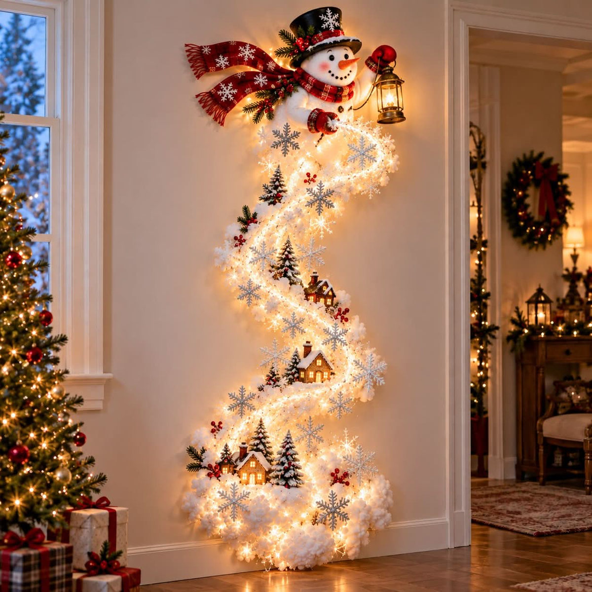 MERRYTRACE – Weihnachts-Wandleuchte für verspielte Weihnachtsdekoration
