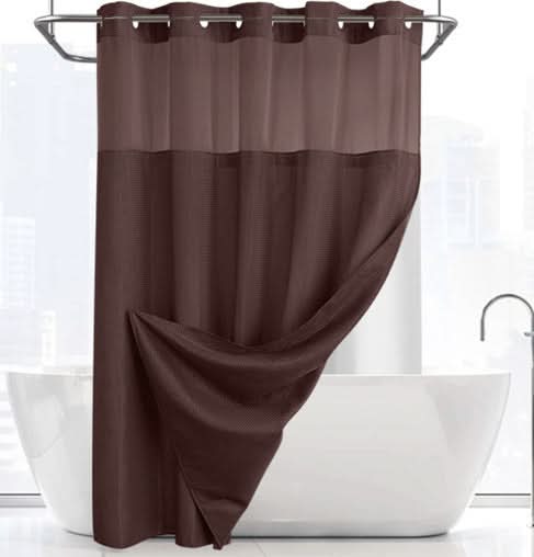 SPAENZA – Waffle Shower Curtain for Spa-Like Calm