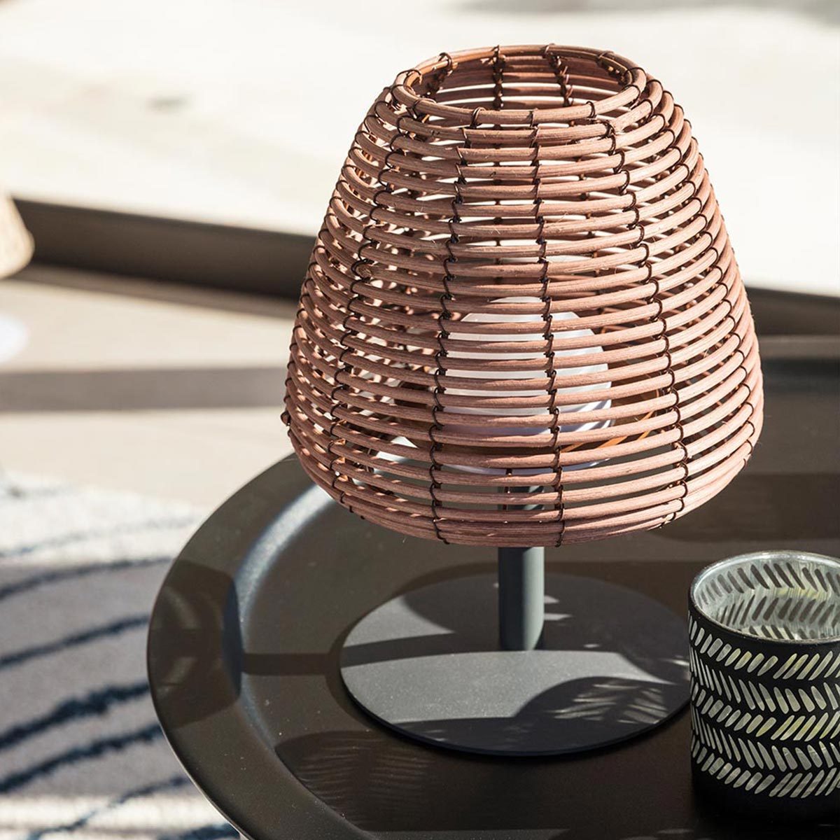PATIOLIGHT – Indoor Outdoor LED Table Lamp for Warm Relaxing Ambience