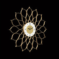 PRESTIGELIVA – Elegant Gold Wall Clock for Modern Interiors