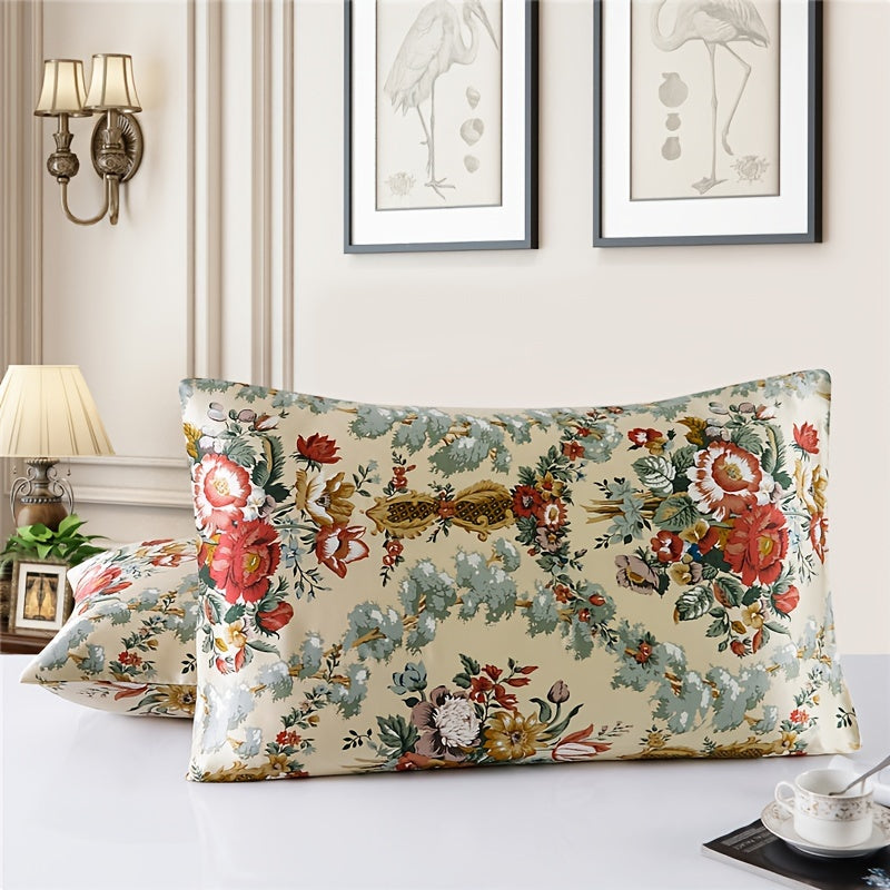 SILKORA – Patterned Zipper Pillowcase for Smooth Sleep