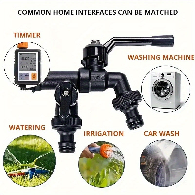 FLOWMASTER – Durable Dual Connection Valve for Garden Watering