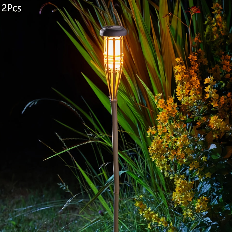BAMBOOLUX – Solar Torch Lawn Lamp
