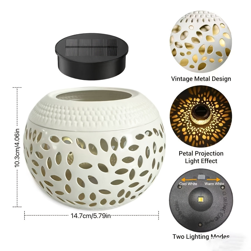 SOLARIVA – Portable Solar Table Lamp for Warm Outdoor Lighting