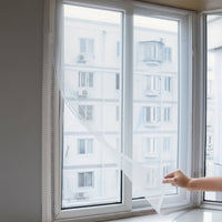 AIRMESH - Self-adhesive mosquito window net kit for insect protection and airflow